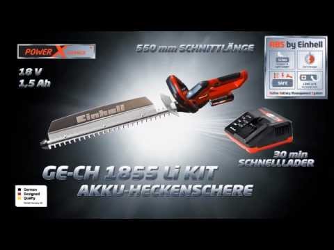 Häcksax Einhell Expert GH-CH 1855 Kit Li  Med Batteri