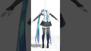 MMD難しいなあ...初音ミクさんごめんなさい🙇