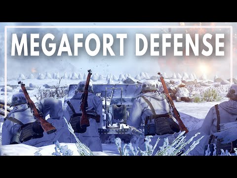 Defending a Finnish MEGAFORTRESS against Massive Soviet Assault - Gates of Hell Talvisota DLC