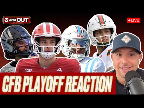 Reaction to Ole Miss UPSET vs. Georgia in CFB Playoff Quarterfinal | 3 & Out College Football Live
