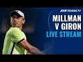 John Millman v Marcos Giron | 2021 ATP Sofia Open Live Stream