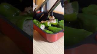 『ずんだもん実況』レンジだけで作れる簡単ピーマンの肉詰め！忙しい日でもすぐ作れるのだ！