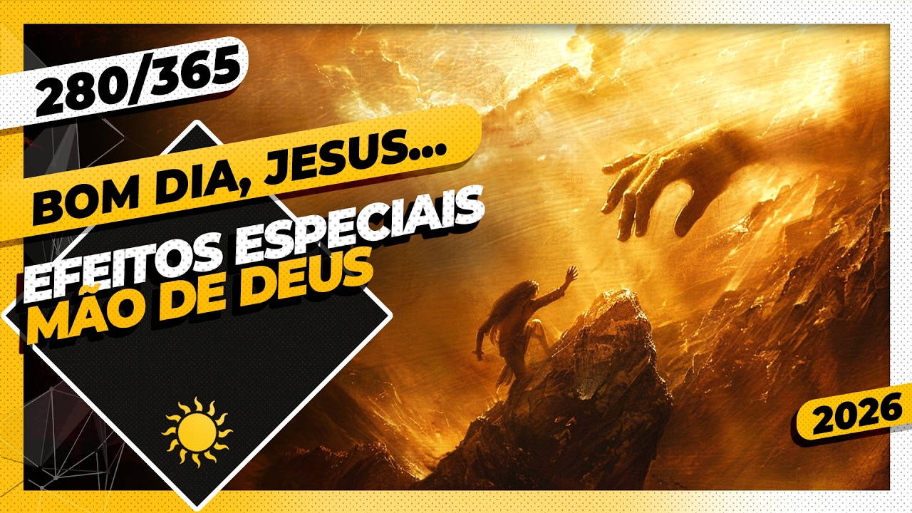 EFEITOS ESPECIAIS: MÃO DE DEUS - Bom dia, Jesus! 280/365 (2026)