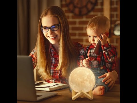 Lámpara Lunar con difusor