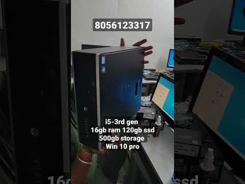 HP Compaq Elite 8300 PC -  I5 3RD GEN - 16 GB RAM -120GB SSD - 500GB HDD - WINDOWS 10