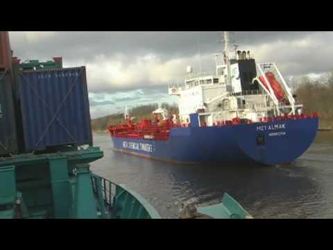 Containerschiff MS "ANNA SIRKKA" - Kiel - Kanal - Teil 4