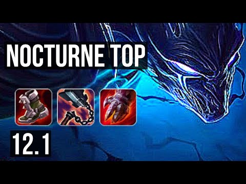 NOCTURNE vs GANGPLANK (TOP) (DEFEAT) | 2.3M mastery, 400+ games | KR Diamond | 12.1