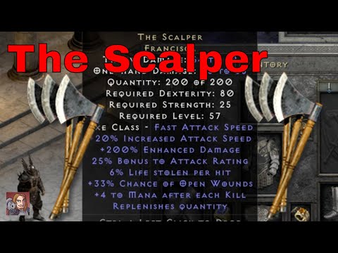 D2R Unique Items - The Scalper (Francisca)
