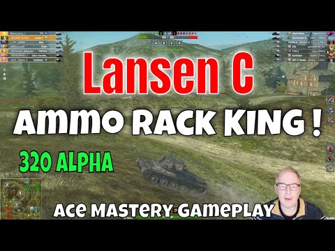 Is the Lansen C the BEST Tier 8 Medium? | World of Tanks Blitz Gameplay