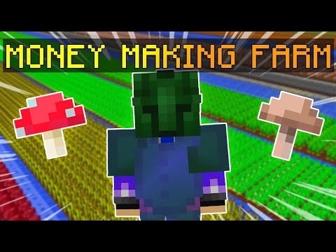 How To Build An OP Money Making Farm On Hypixel Skyblock's Garden