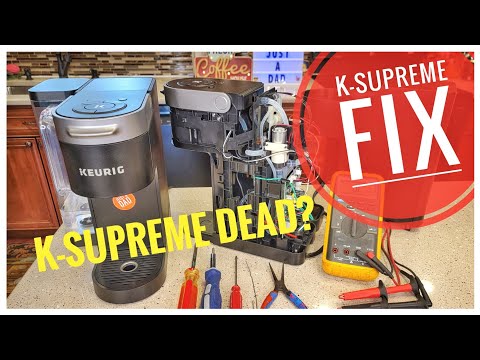 HOW TO FIX Keurig K-Supreme Coffee Maker DEAD, NO POWER ?  How To Reset Thermostat Inside