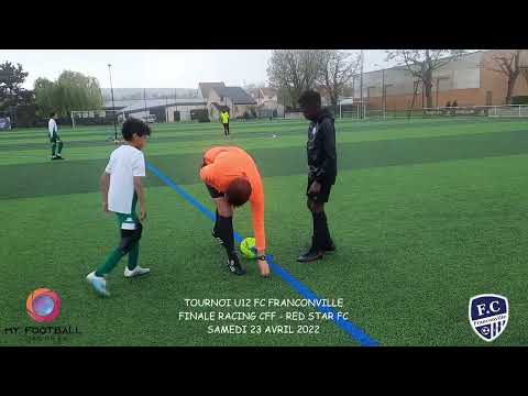 SAMEDI 23 AVRIL TOURNOI U12 FC FRANCONVILLE FINALE RACING CFF - RED STAR FC