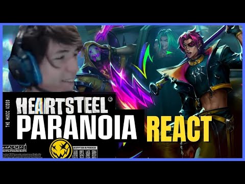 HEARTSTEEL - PARANOIA ft. BAEKHYUN, tobi lou, ØZI, and Cal Scruby (RANK 1 KAYN REACTION!)