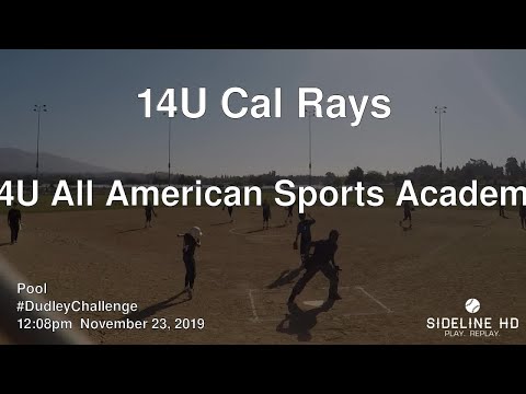 14U Pool Cal Rays vs. All American Sports Academy (2019.11.23)