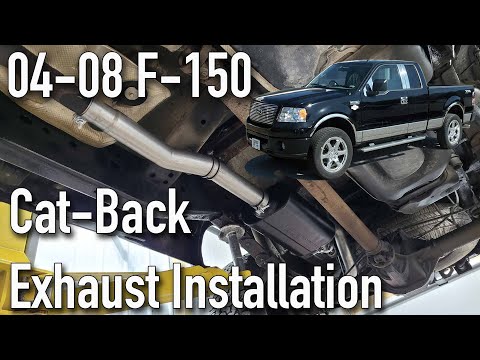 2004-2008 F150 Flowmaster Exhaust Installation and Review - Force II Cat-Back P/N 817403 4.6 V8