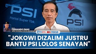 [FULL] Jokowi All Out ke PSI, Pakar: Presiden ke-7 Dizalimi Jadi Pemantik 'Gajah' Lolos ke Senayan