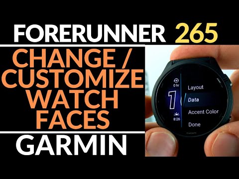 How to Customize Watch Faces - Garmin Forerunner 265 Tutorial