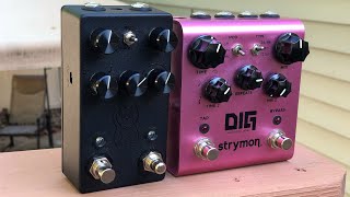 Video thumbnail for The Strymon Dig vs. The JHS Lucky Cat! A digital delay comparison!  (Presented by AJL music) by Aaron J Livecchi