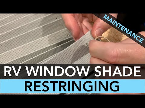 How To Restring An RV Window Shade - Step-By-Step Process