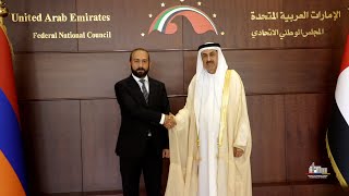 Meeting of the Foreign Minister of Armenia with the President of the Federal National Council of UAE