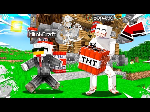 SCP-096 DESTROYED MY MINECRAFT BASE! *SCARY*