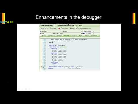 039 Enhancements in the Debugger