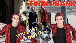 YOU LOST MY DOG!?!? TWIN PRANK // Dolan Twins