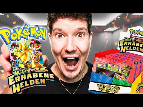Ich öffne 100 Pokémon Booster Erhabene Helden! 😮🔥