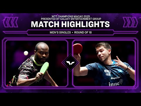 Quadri Aruna vs Patrick Franziska | MS R16 | #WTTMacao 2025