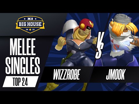 Wizzrobe (Captain Falcon) vs Jmook (Sheik) - Melee Singles Top 24 - The Big House 11