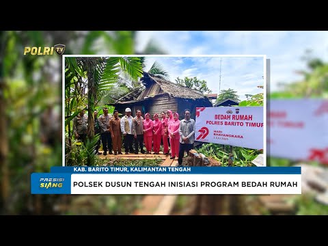 POLRES BARITO TIMUR MULAI PROGRAM BEDAH RUMAH UNTUK WARGA