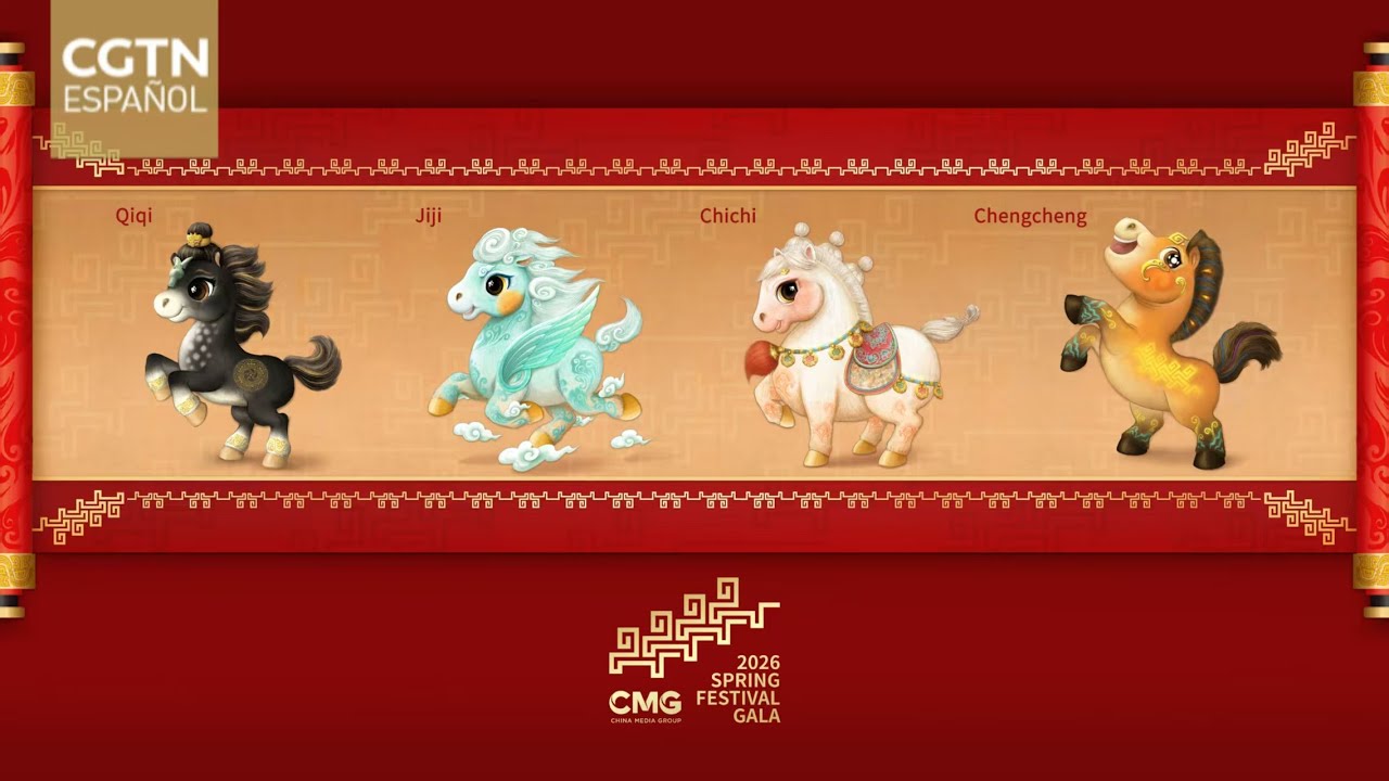 El Grupo de Medios de China presenta las mascotas de la Gala de la Fiesta de la Primavera 2026