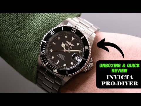 Invicta Pro Diver 40mm Automatic Unboxing Video, Spec & Quick Review