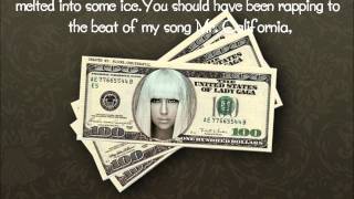 Lady GaGa  Paper Gangsta  with Lyrics HD