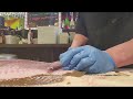 The simple way to cut fluke#fluke, fresh fish#sushi chef#fyp