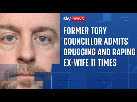 Former Tory councillor admits drugging and raping ex-wife 11 times