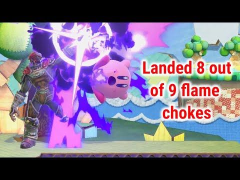 Landed 8 out of 9 flame chokes