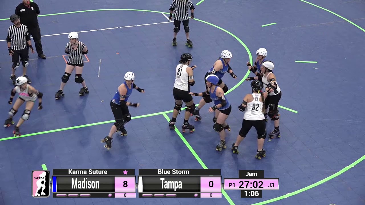 Madison vs Tampa - 2019 WFTDA Continental Cup - North America East Game 13