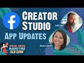 Facebook Updates Creator Studio