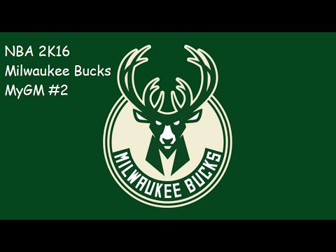 NBA 2K16 PS4 Bucks MyGM #2  - 1st Game!!!!!!