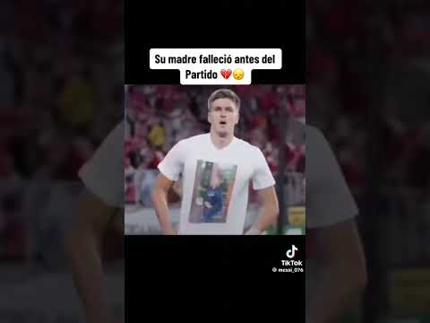 su madre murió antendel partido