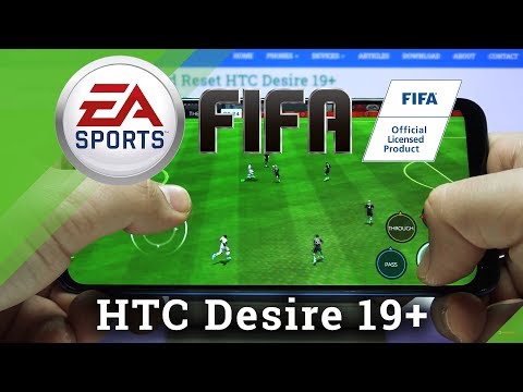 How to Play Fifa Mobile on HTC Desire 19+ - Short Gameplay and Settings.