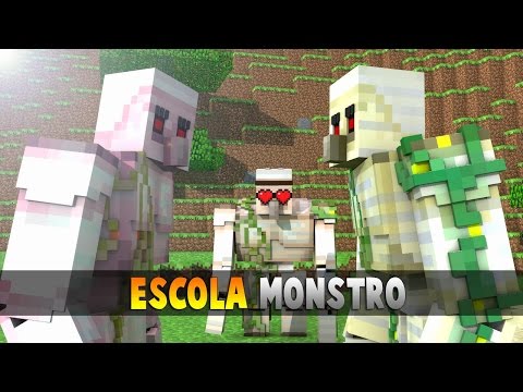 Minecraft Monster School #13 - Iron Golem's Girlfriend !! Monster School