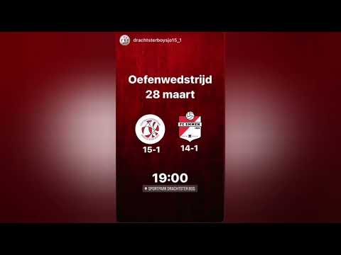 Drachtster Boys JO15-1 vs FC Emmen JO14-1 (Friendly 28Mar2023)