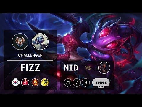Fizz Mid vs Lucian - KR Challenger Patch 9.21