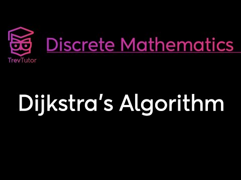 [Discrete Mathematics] Dijkstra's Algorithm