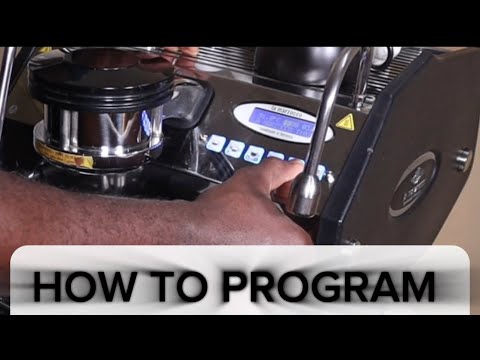 Erkundung des LA MARZOCCO GS3 AV (Programmierung)