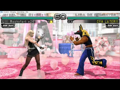 01 Lili Rochefort vs Eddy Anubis - TEKKEN DARK RESURRECTION ( Uchiha x24 ) PPSSPP