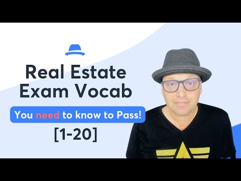 2026 Real Estate Exam Vocab You MUST Know | Words 1-20