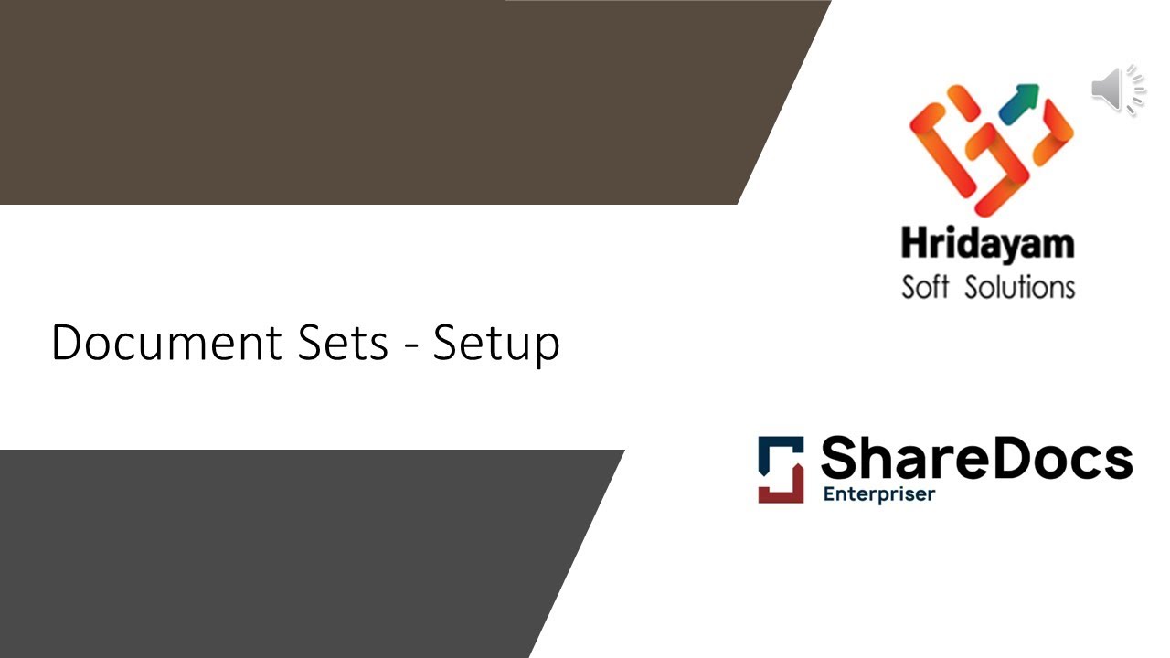 Document Set Setup